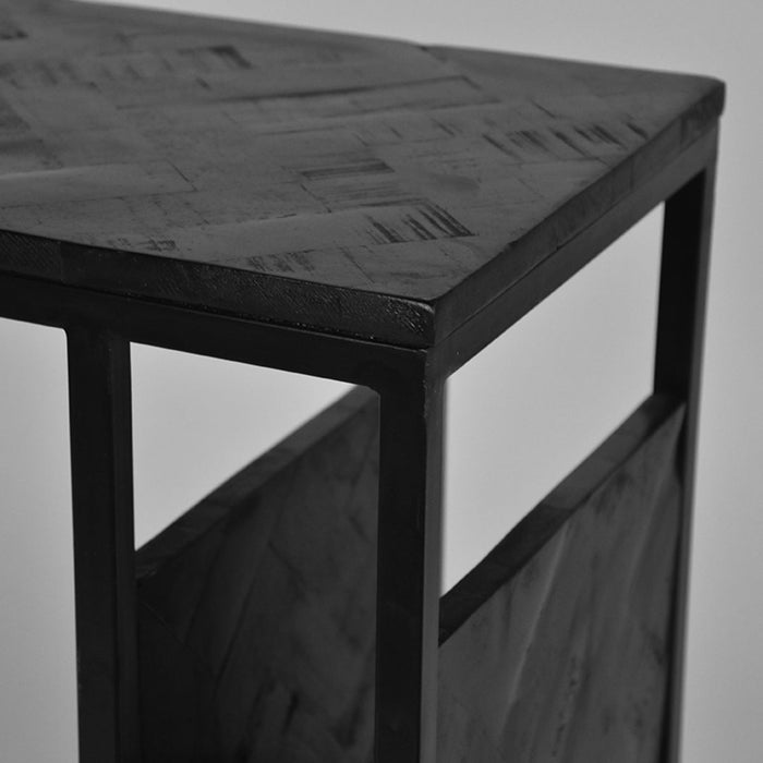 Beistelltisch Shift | Schwarzes Mangoholz