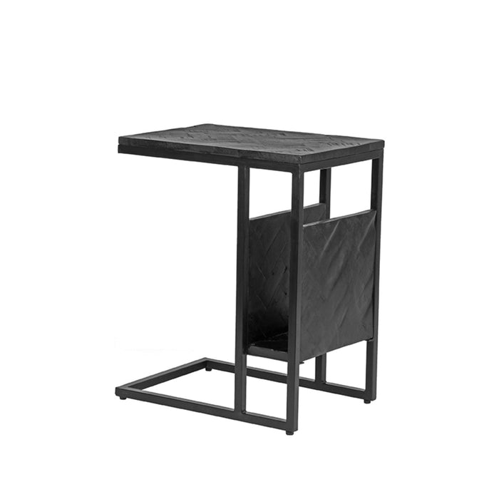 Beistelltisch Shift | Schwarzes Mangoholz