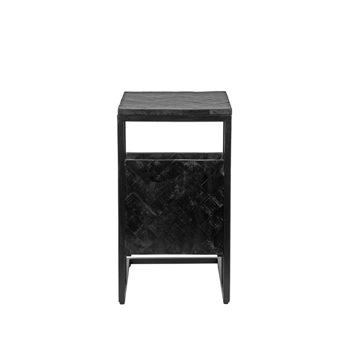 Beistelltisch Shift | Schwarzes Mangoholz