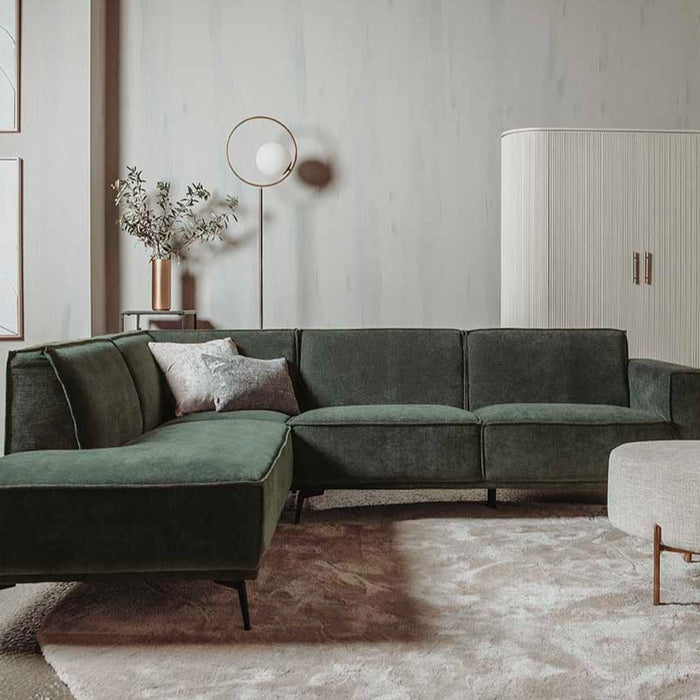 Ecksofa Leeds | Grün