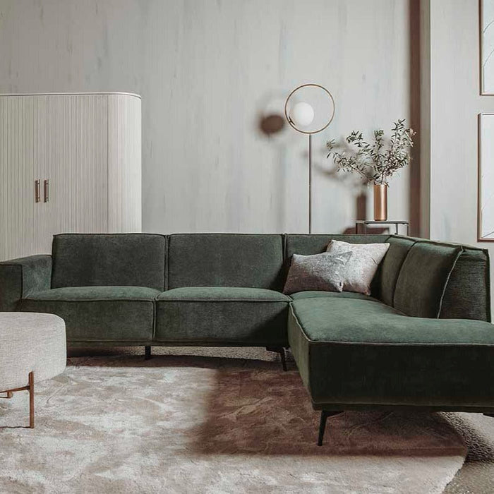 Ecksofa Leeds | Grün