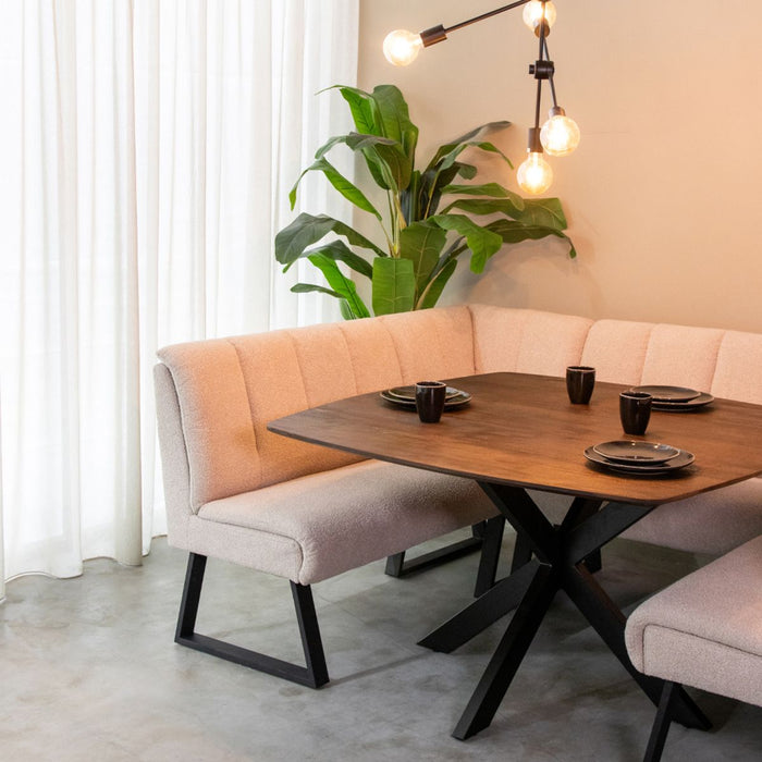 Modulares Esszimmer-Sofa | 3-Sitzer 150x62x92