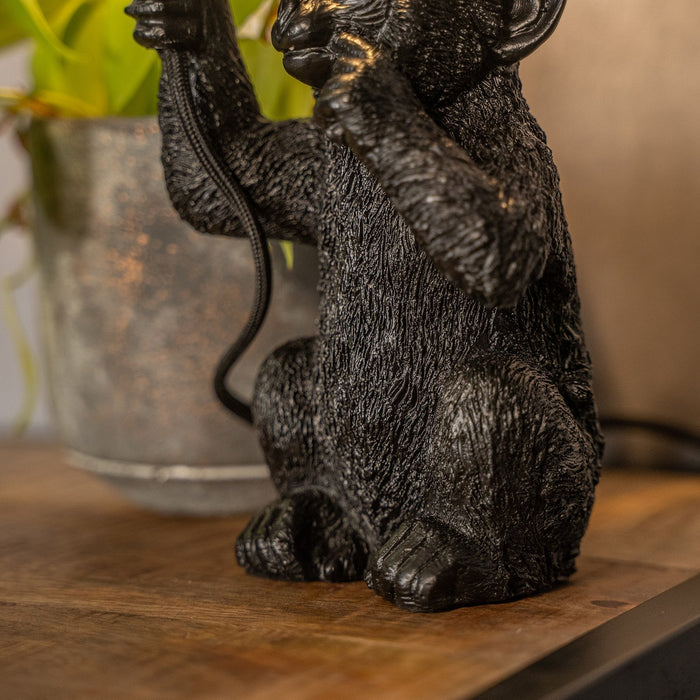 Tischleuchte Monkey | Schwarz 41,5
