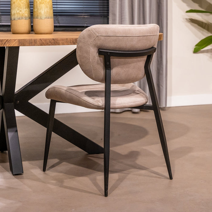 Esszimmerstuhl Rikki – Moderne Sandfarbe für Ihr komfortables Esszimmer
