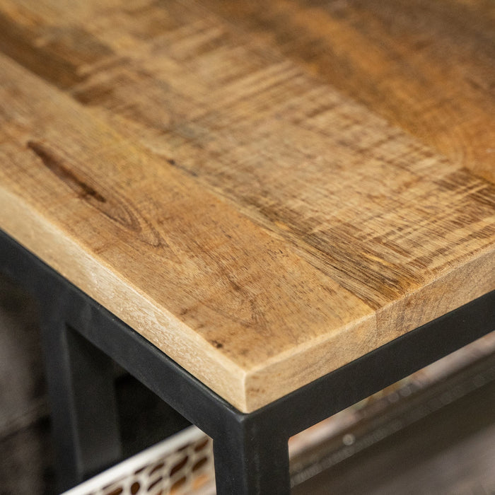 Liv Laptop-Schreibtisch | Naturbelassenes Mangoholz