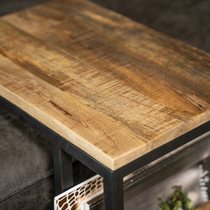 Liv Laptop-Schreibtisch | Naturbelassenes Mangoholz