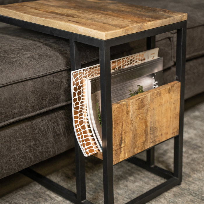 Liv Laptop-Schreibtisch | Naturbelassenes Mangoholz