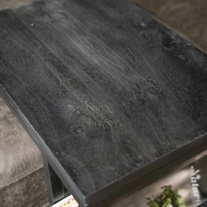 Laptoptisch Yara | Schwarzes Mangoholz
