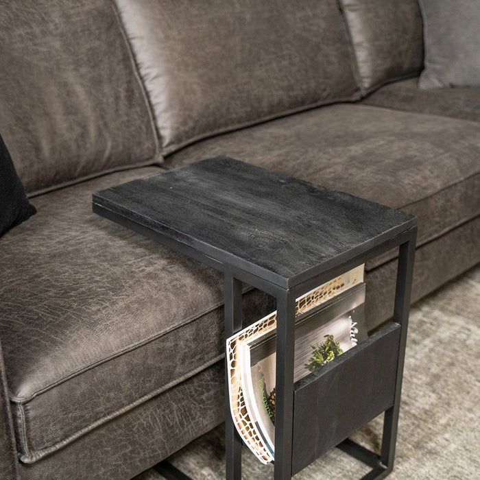 Laptoptisch Yara | Schwarzes Mangoholz
