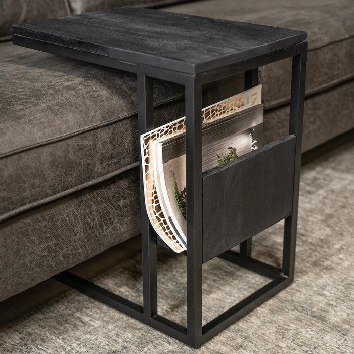 Laptoptisch Yara | Schwarzes Mangoholz