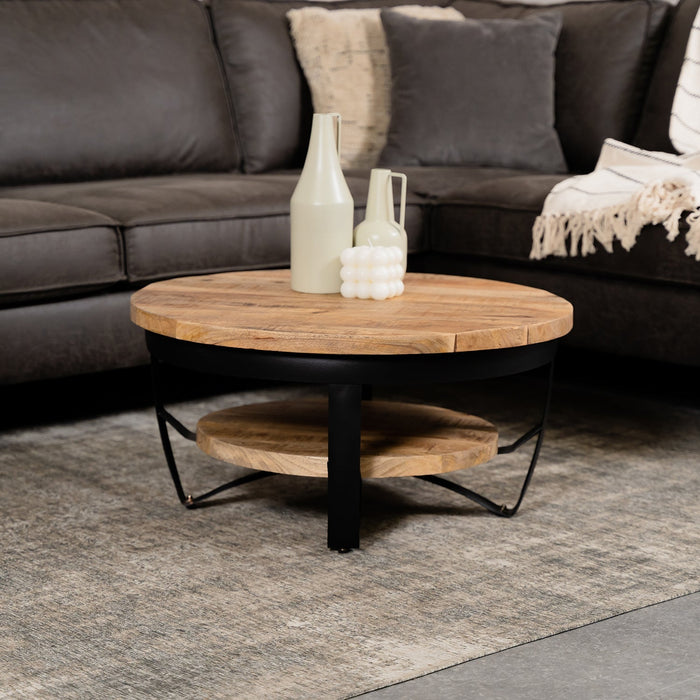 Couchtisch Paras | Naturfarbenes Mangoholz