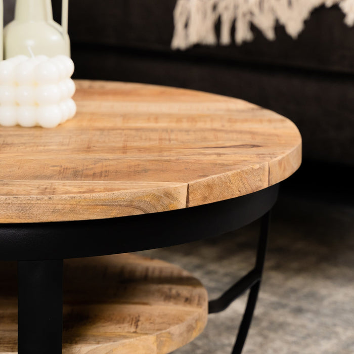 Couchtisch Paras | Naturfarbenes Mangoholz