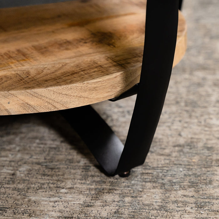 Couchtisch Paras | Naturfarbenes Mangoholz