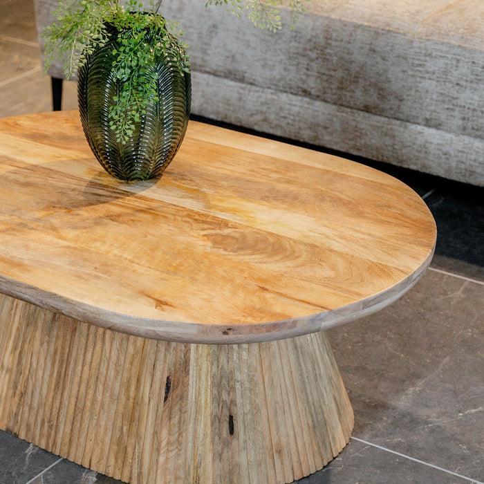 Couchtisch Lund | Naturfarbenes Mangoholz
