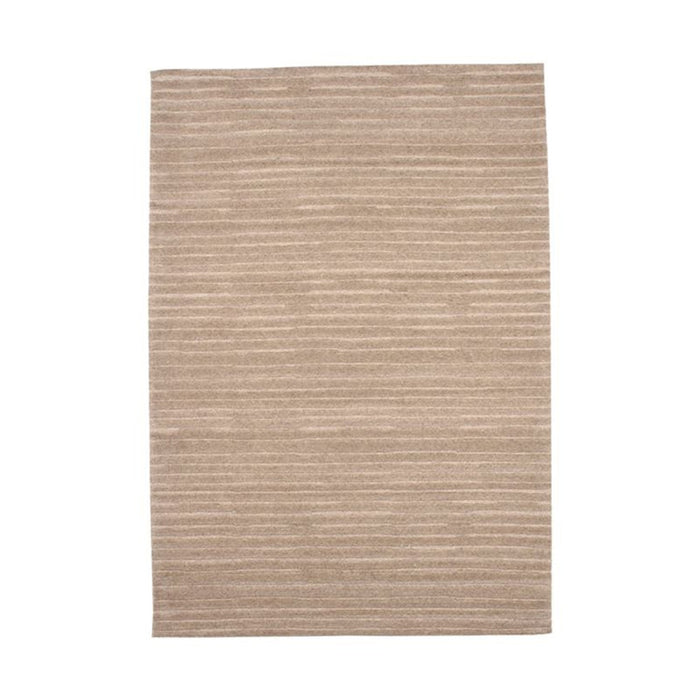Teppich Luxy | Taupe Wolle | 200 x 300 cm