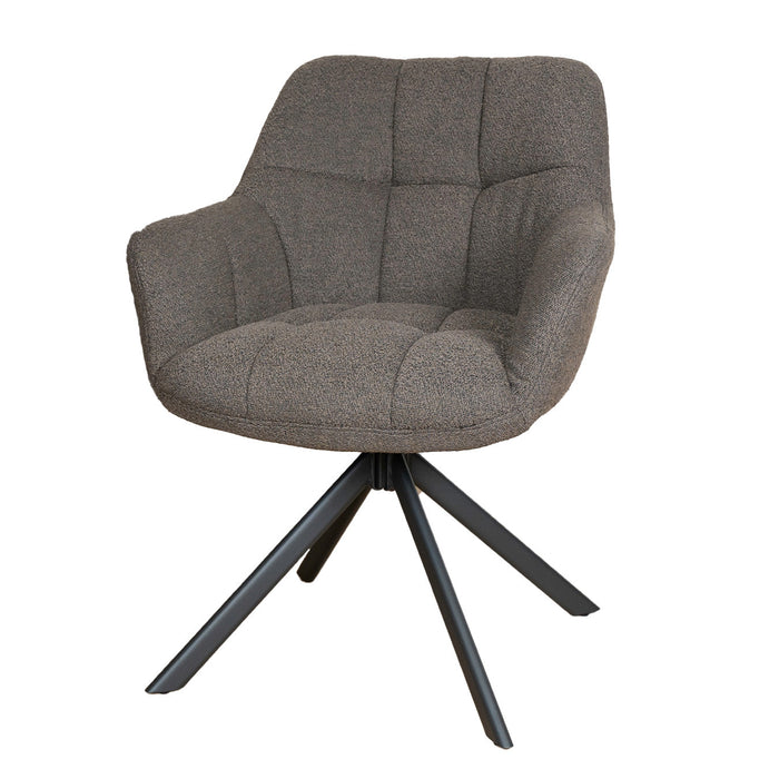 Eleganter Esszimmerstuhl Alba in luxuriösem Dunkelbraun für Ihr Interieur