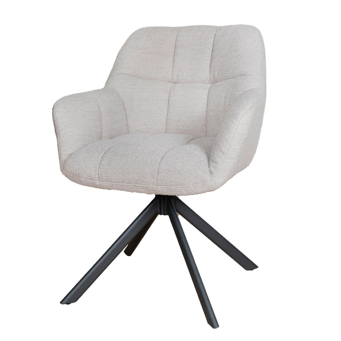 Esszimmerstuhl Alba – Elegantes und bequemes Design in natürlicher Farbe