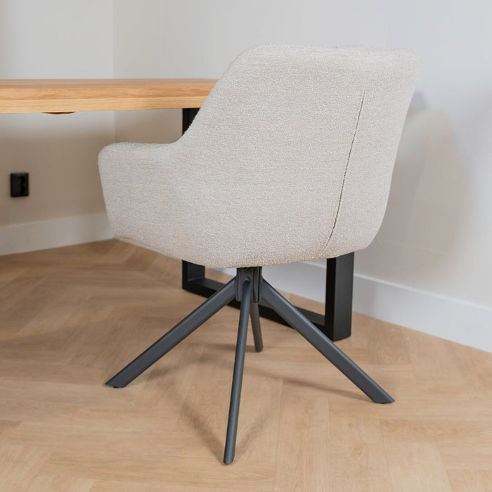 Esszimmerstuhl Alba – Elegantes und bequemes Design in natürlicher Farbe