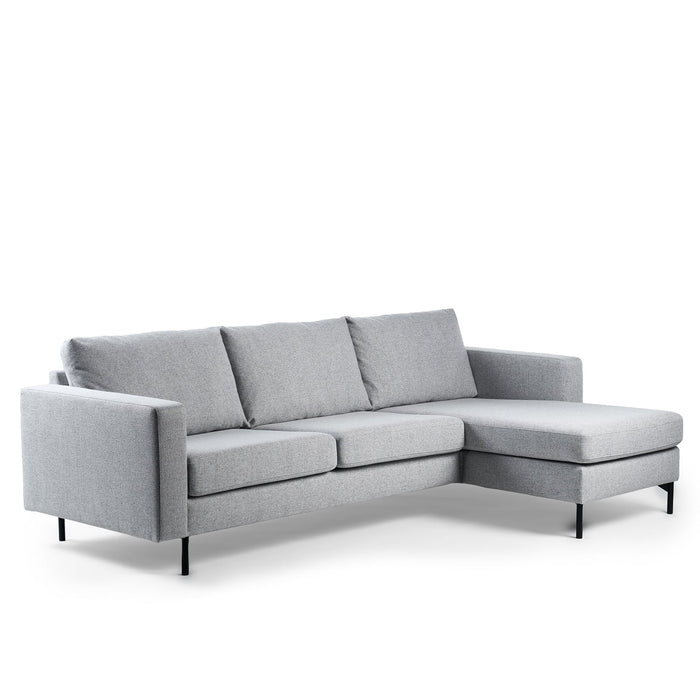 Klik Klik Oslo | Graues Textil | Lange Bank L+P