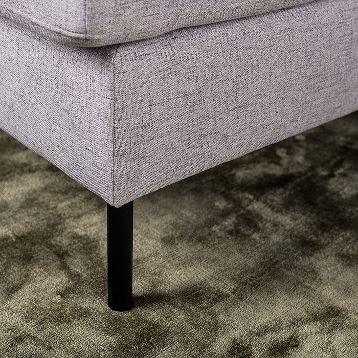 Ecksofa Anthony | Grau Valente | Langer Sessel L+P