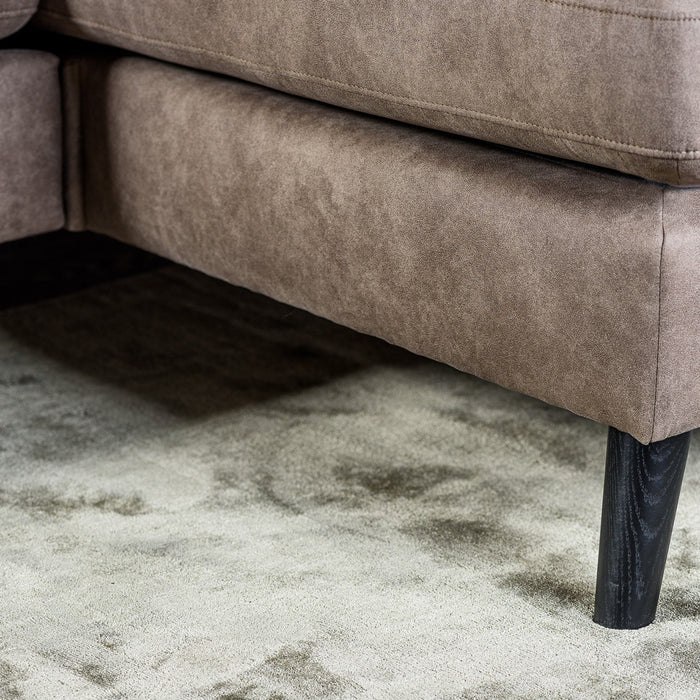 Ecksofa Manson | Taupe Savannah | Langsessel L+P