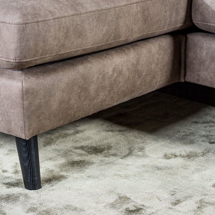 Ecksofa Manson | Taupe Savannah | Langsessel L+P
