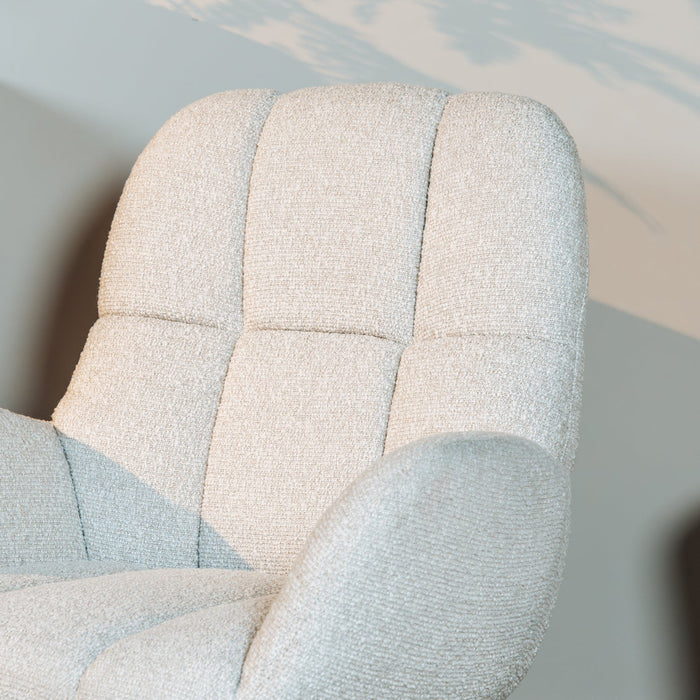Elvis Relaxsessel | Naturfarbenes Bouclé