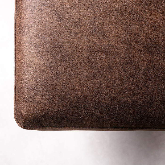 Ecksofa Lindsay | Braun Savannah | Langsessel links und rechts