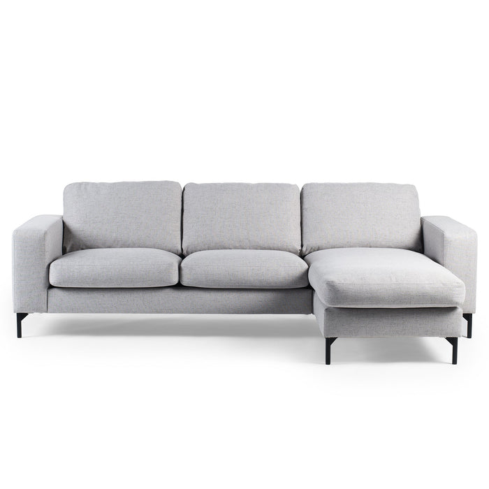 Eckbank Tracy | Grau Valente | Langer Sessel L+P