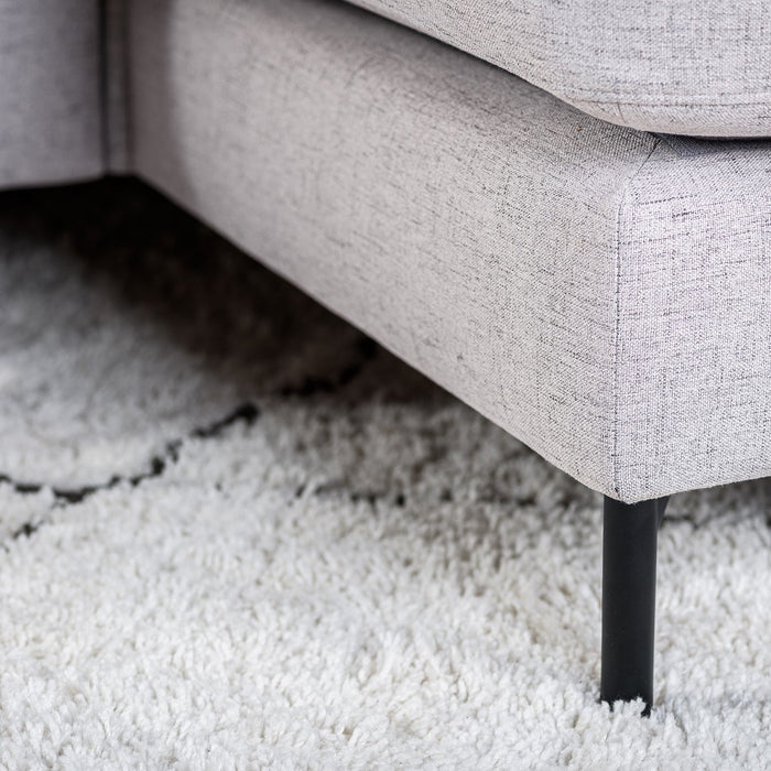 Eckbank Tracy | Grau Valente | Langer Sessel L+P