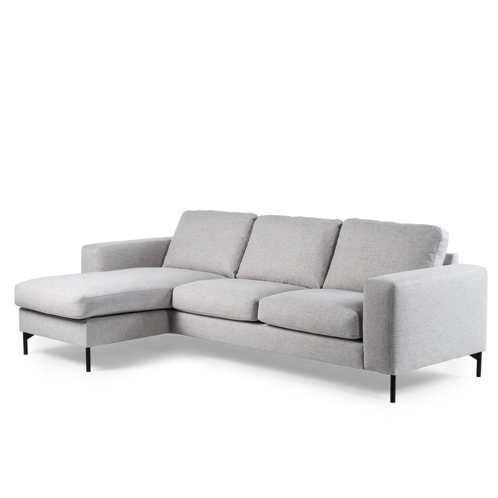 Eckbank Tracy | Grau Valente | Langer Sessel L+P