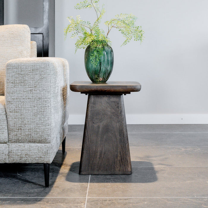Beistelltisch Stockholm | Braunes Mangoholz