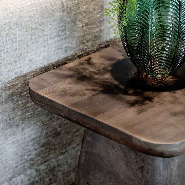 Beistelltisch Stockholm | Braunes Mangoholz