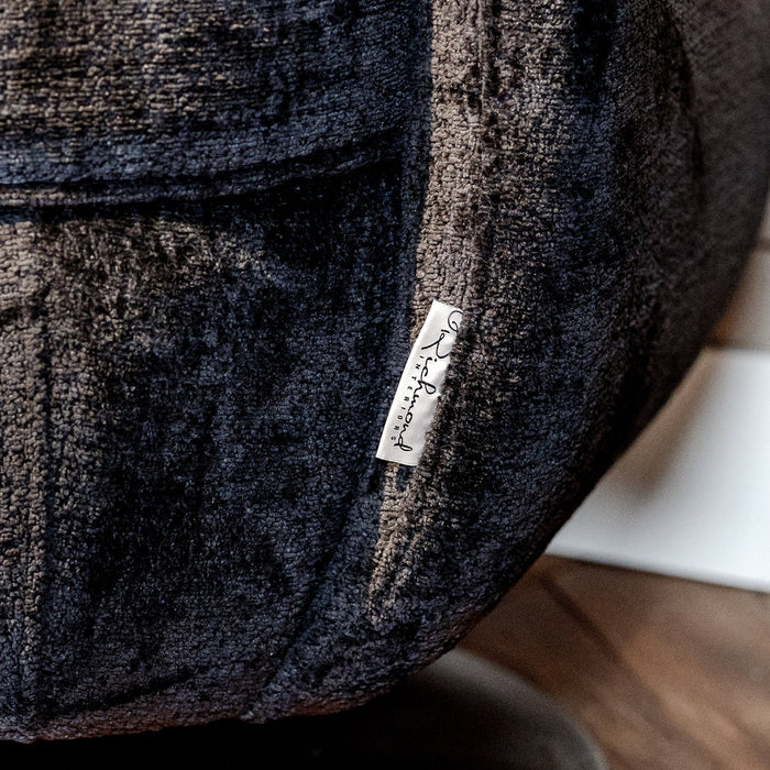 Turner Drehsessel | Schwarzes Chenille