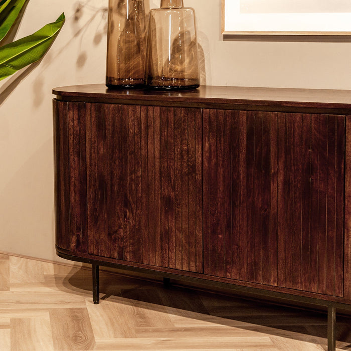 Schrank Noor | Nussbaumholz mit Mango