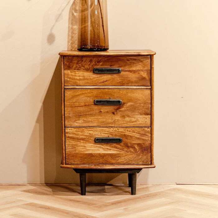 Elias 55 cm Kommode | Natürliches Mangoholz