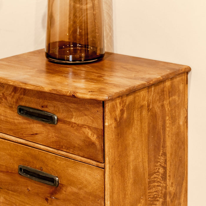 Elias 55 cm Kommode | Natürliches Mangoholz