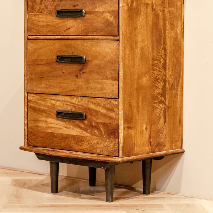 Elias 55 cm Kommode | Natürliches Mangoholz
