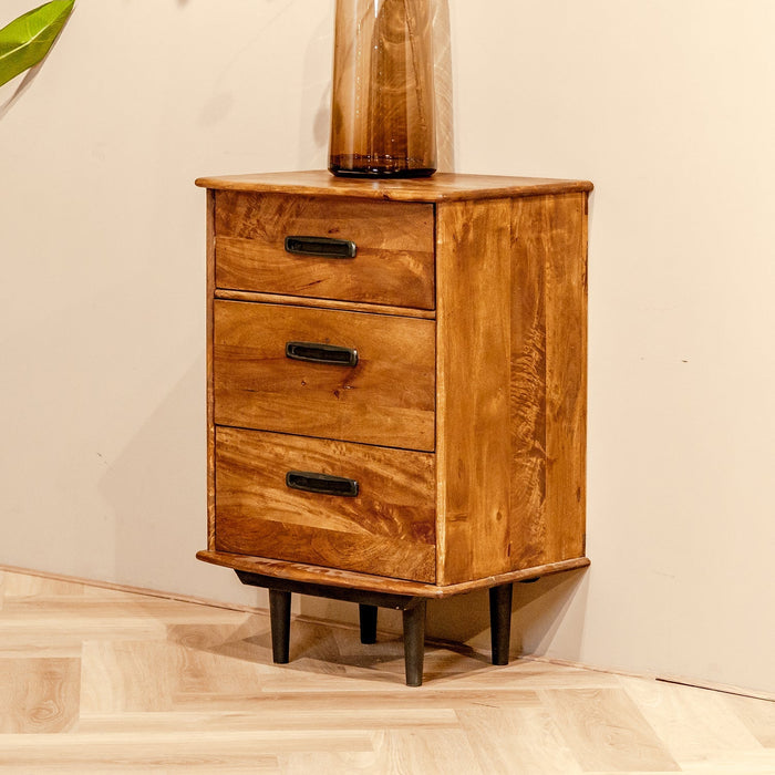 Elias 55 cm Kommode | Natürliches Mangoholz