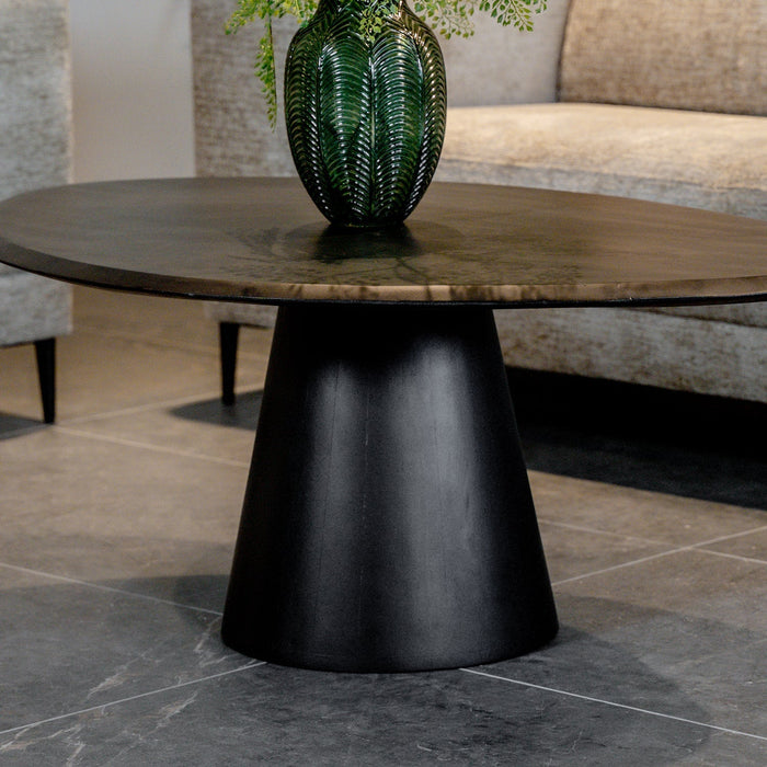 Couchtisch Flare | Schwarzes Mangoholz