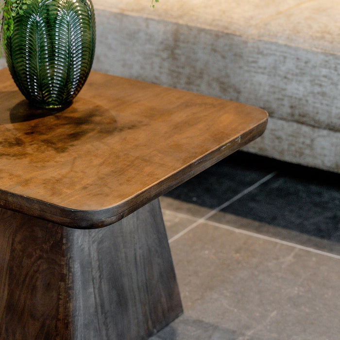 Couchtisch Stockholm | 60 cm | Braunes Mangoholz