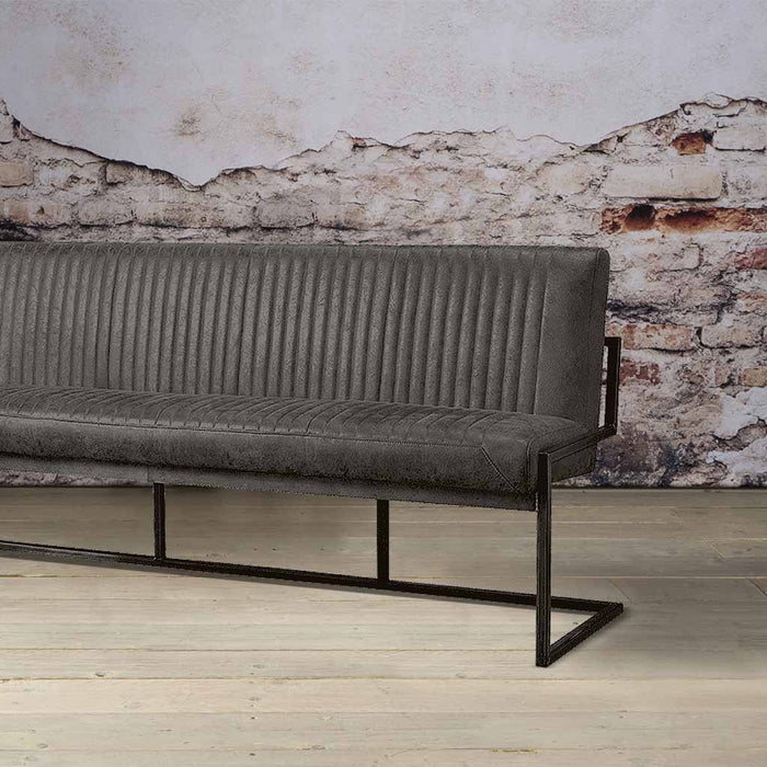 Ferro Esszimmerbank | Mikrofaser Anthrazit