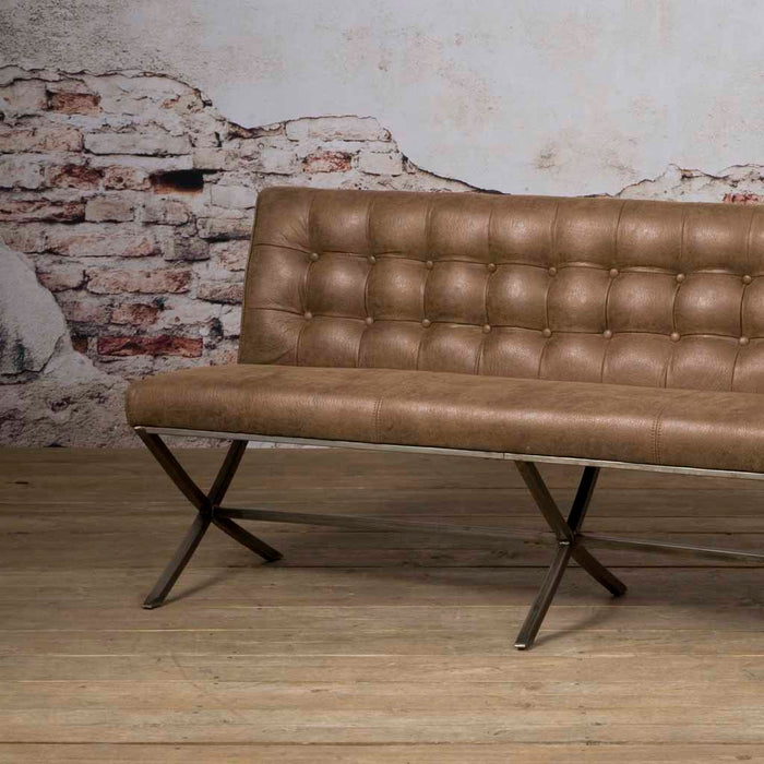 Esszimmerbank Barcelona | Cherokee-Stoff Braun
