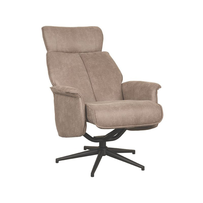 Relaxsessel Verdal | Taupefarbenes Mikro-Wildleder