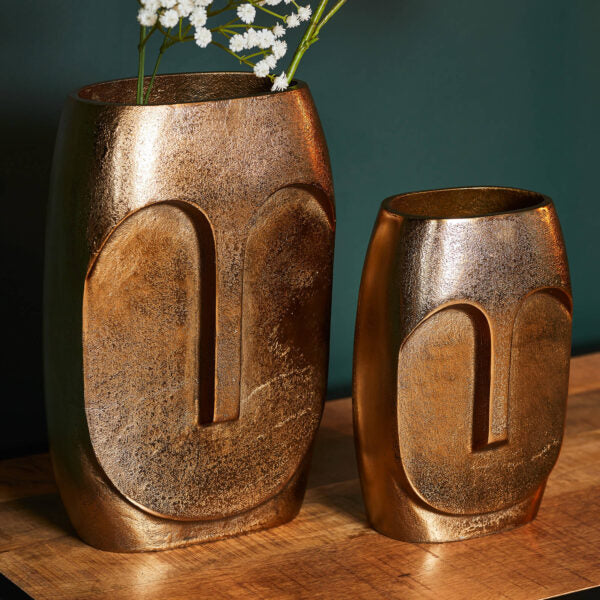 Vase Grace | Gold Aluminium