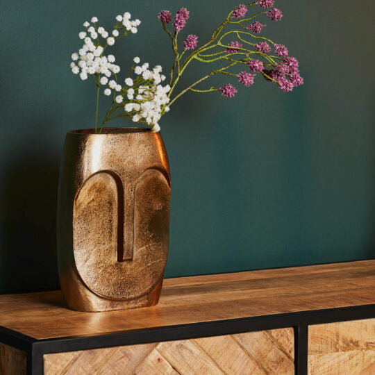 Vase Grace | Gold Aluminium