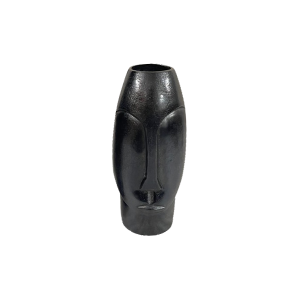 Vase Lyra | Schwarzes Aluminium