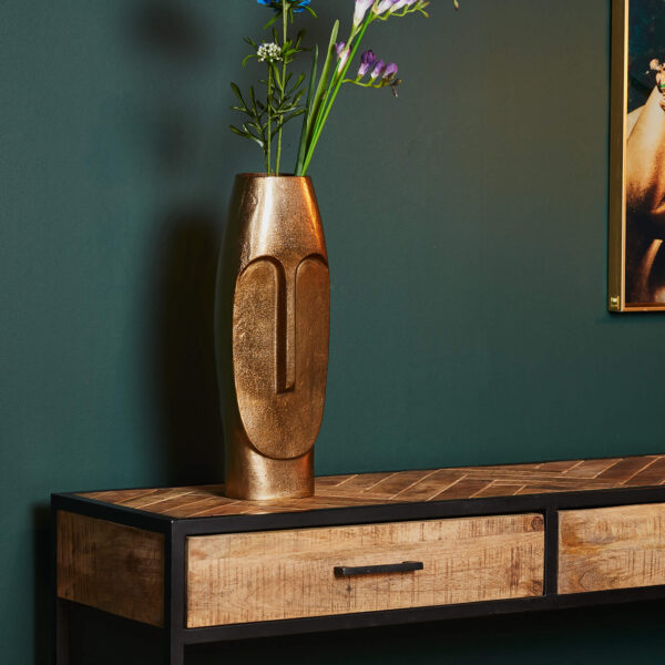 Vase Liv | Gold Aluminium