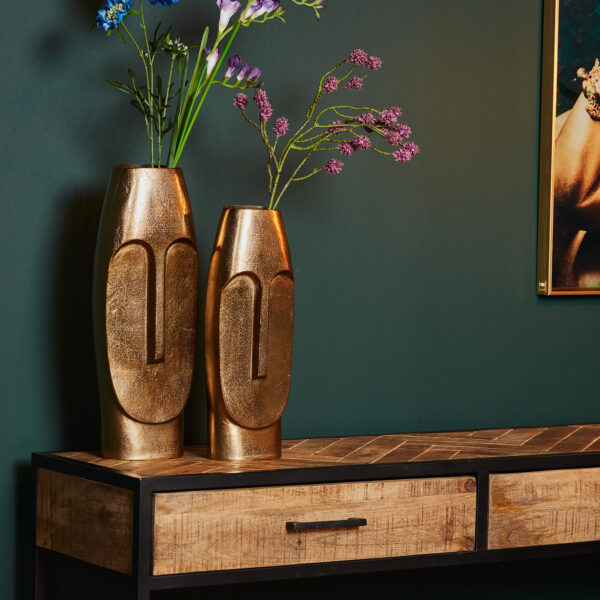 Vase Liv | Gold Aluminium