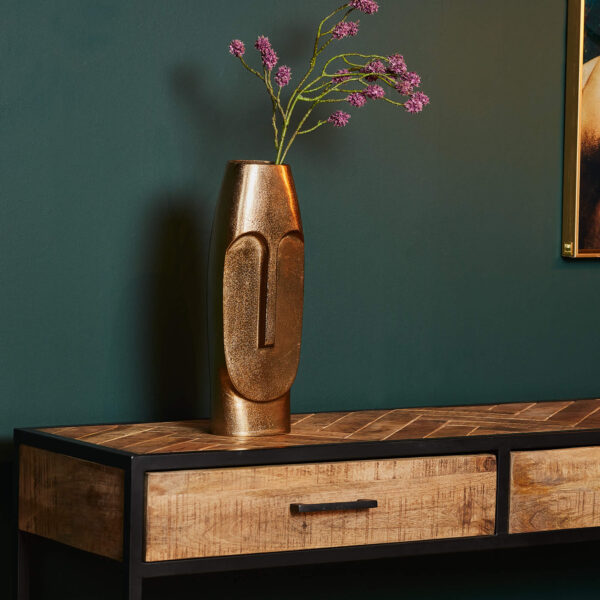 Vase Liv | Gold Aluminium